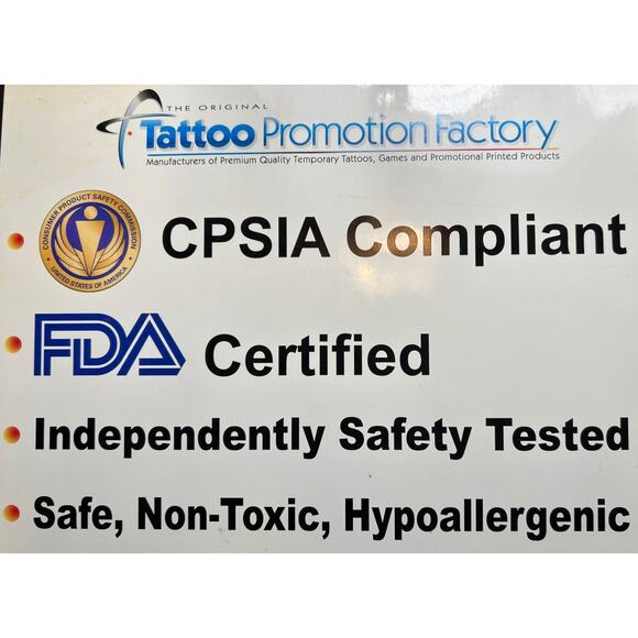 NFL New England Patriots 10 Pack Temporary Tattoos Face & Body Football Tattoo - Picture 9 of 9